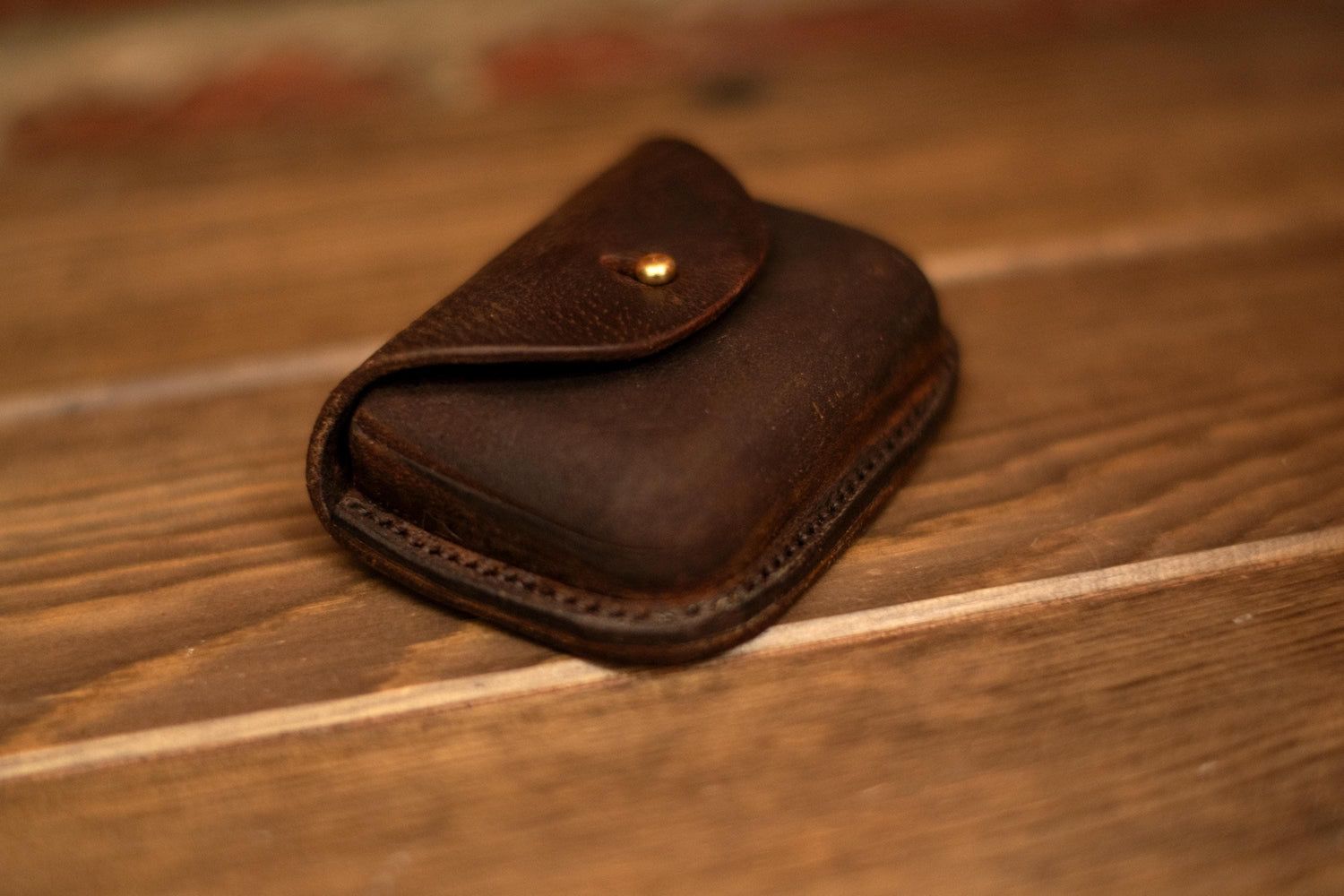 Small leather coin purse