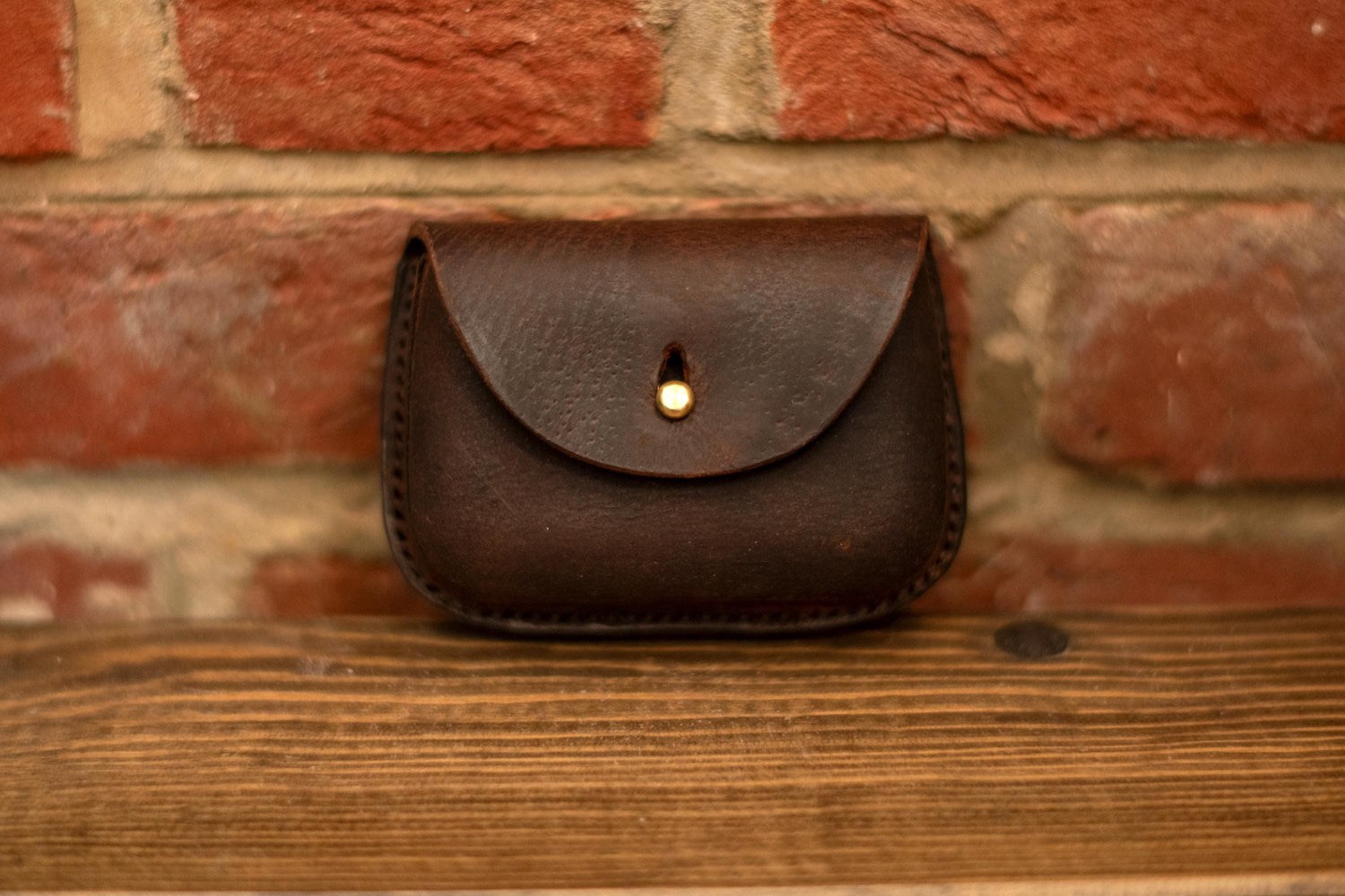 Small leather coin purse