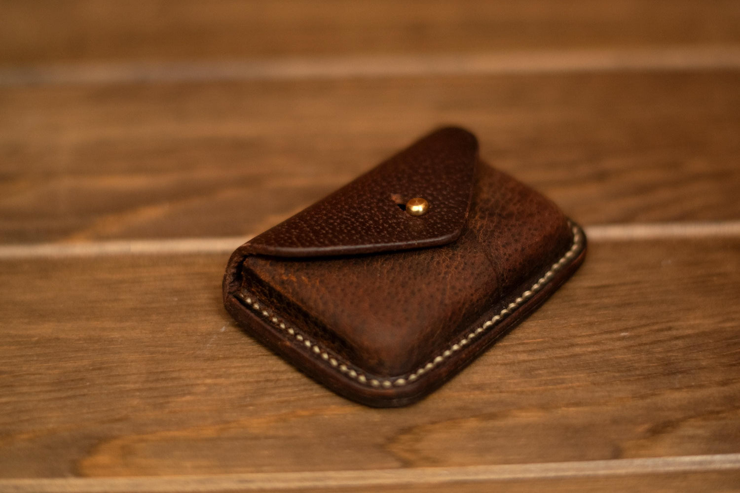 Small leather coin purse or card holder