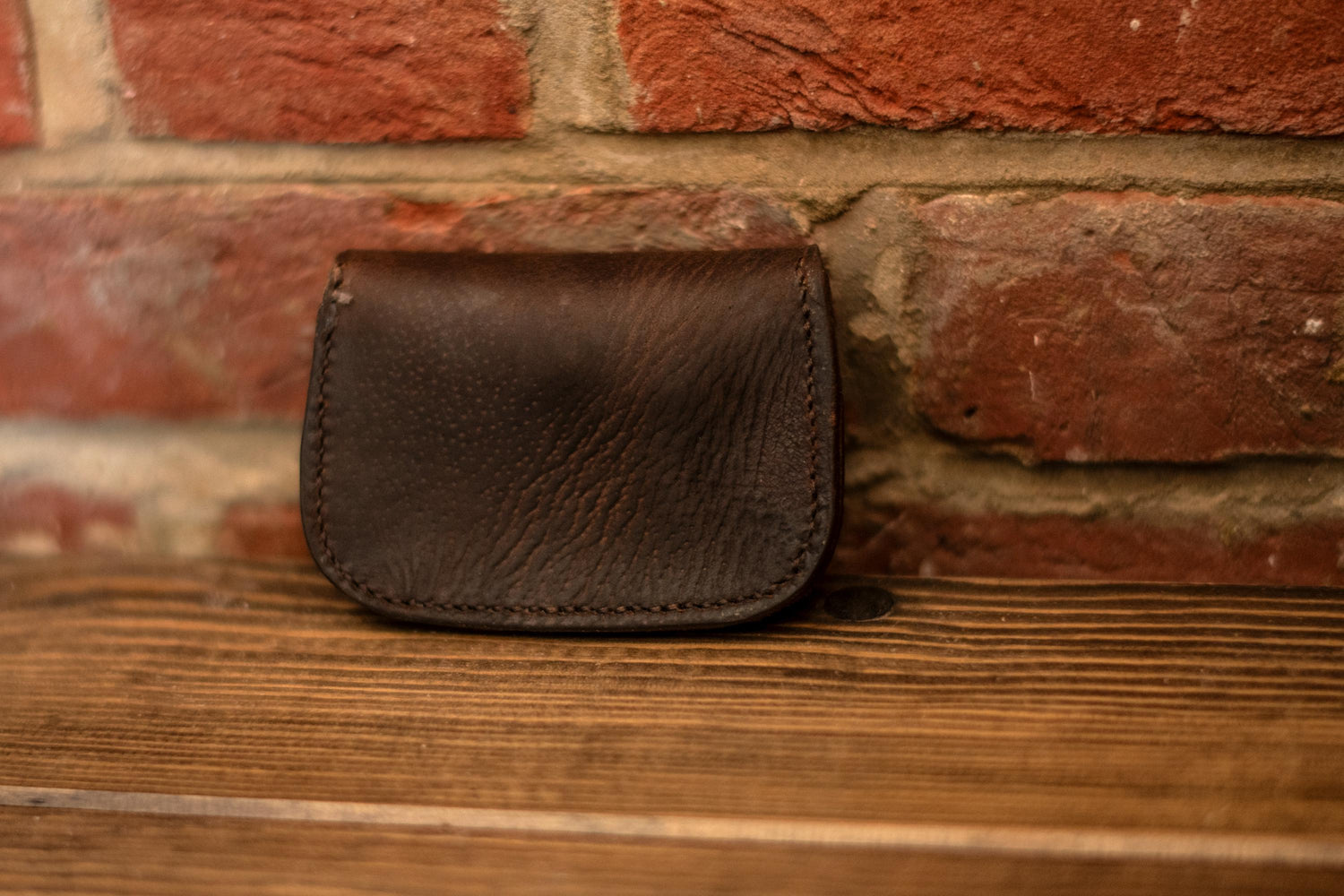 Small leather coin purse