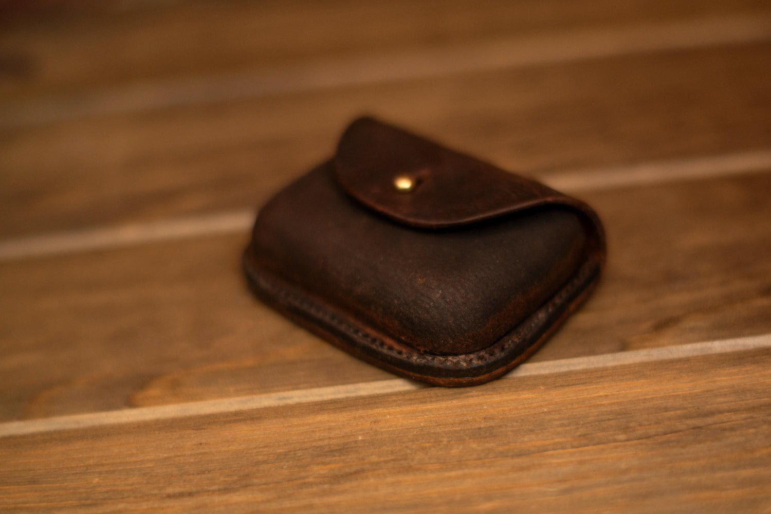 Small leather coin purse