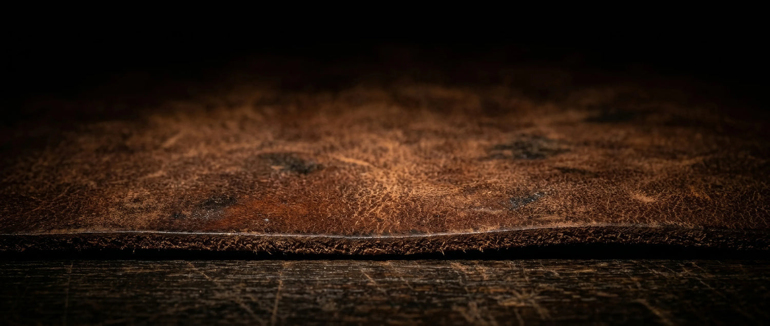 Dark brown leather texture background